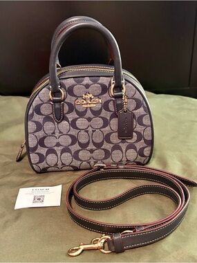 Coach Sydney Satchel In Signature Chambray